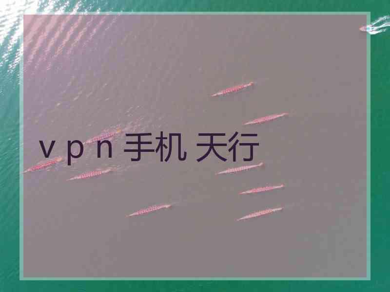 v p n 手机 天行