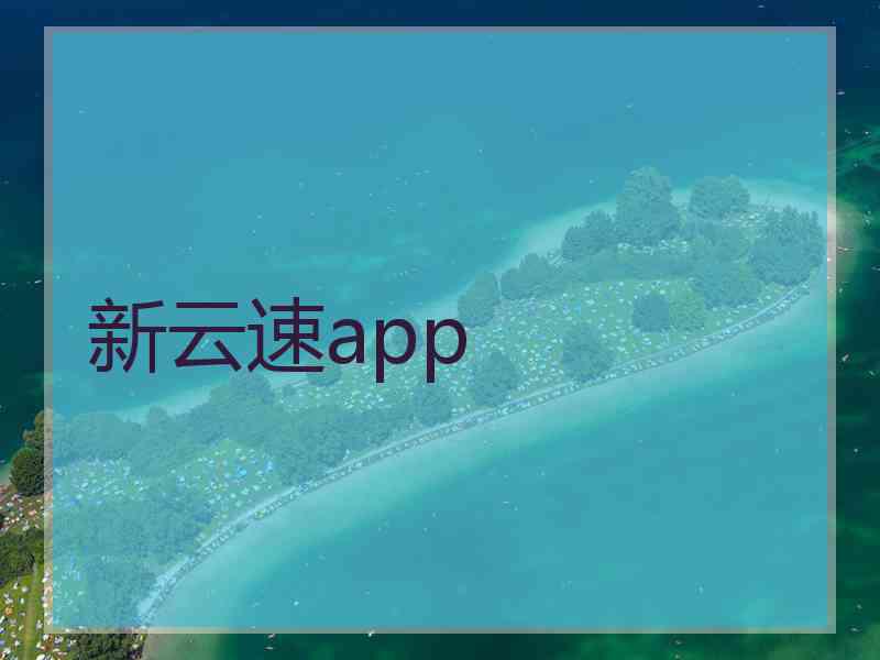 新云速app