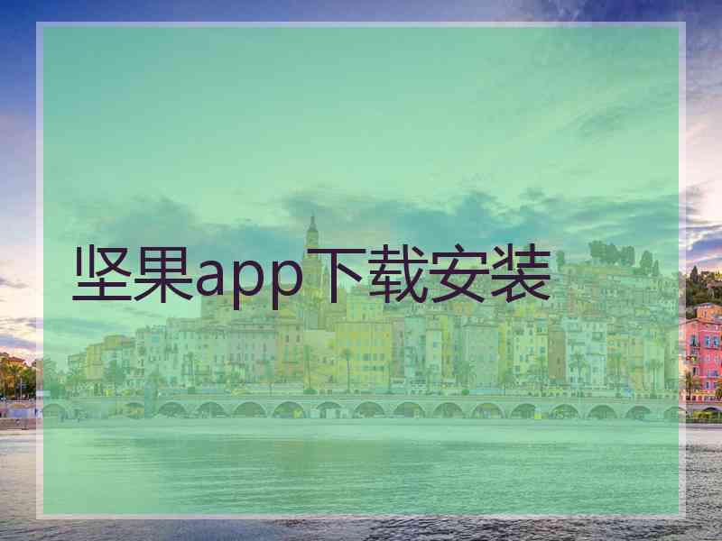 坚果app下载安装