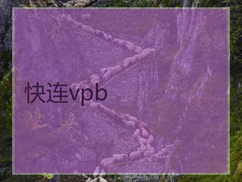 快连vpb