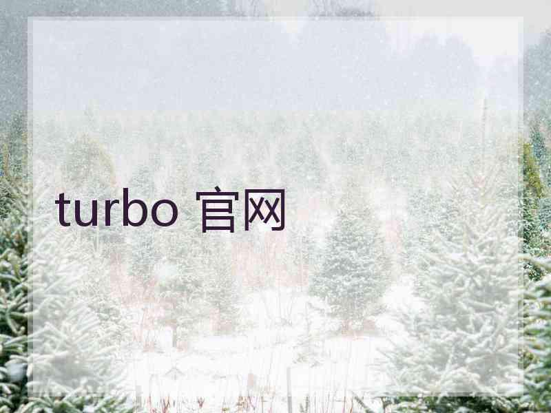 turbo 官网