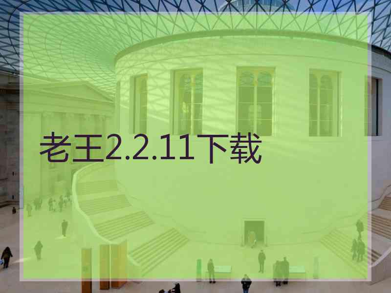 老王2.2.11下载