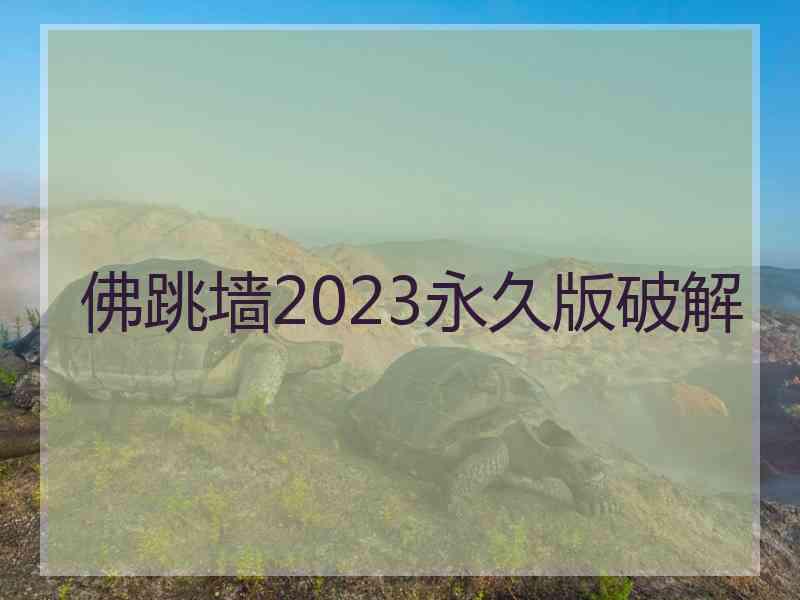 佛跳墙2023永久版破解