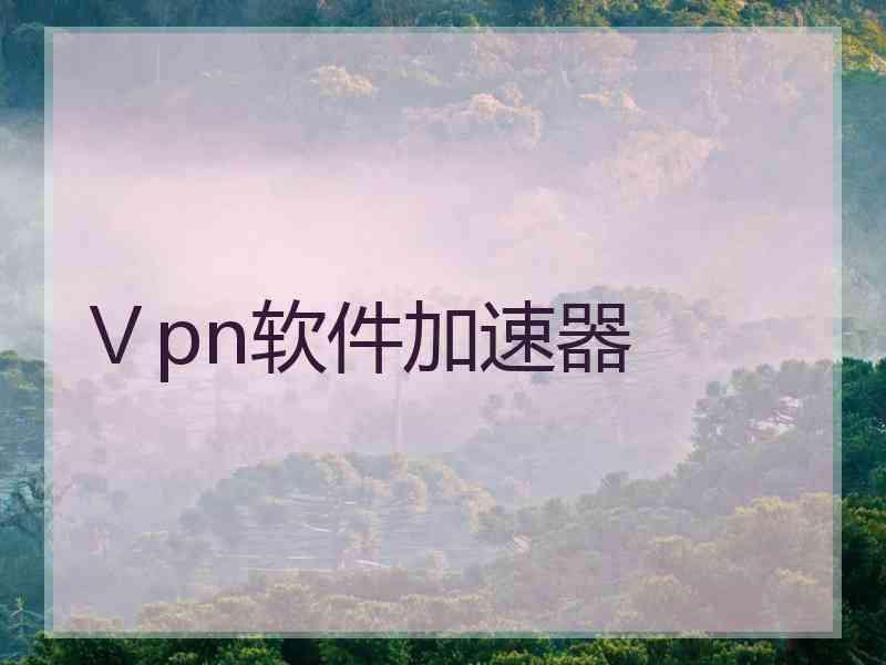 Ⅴpn软件加速器