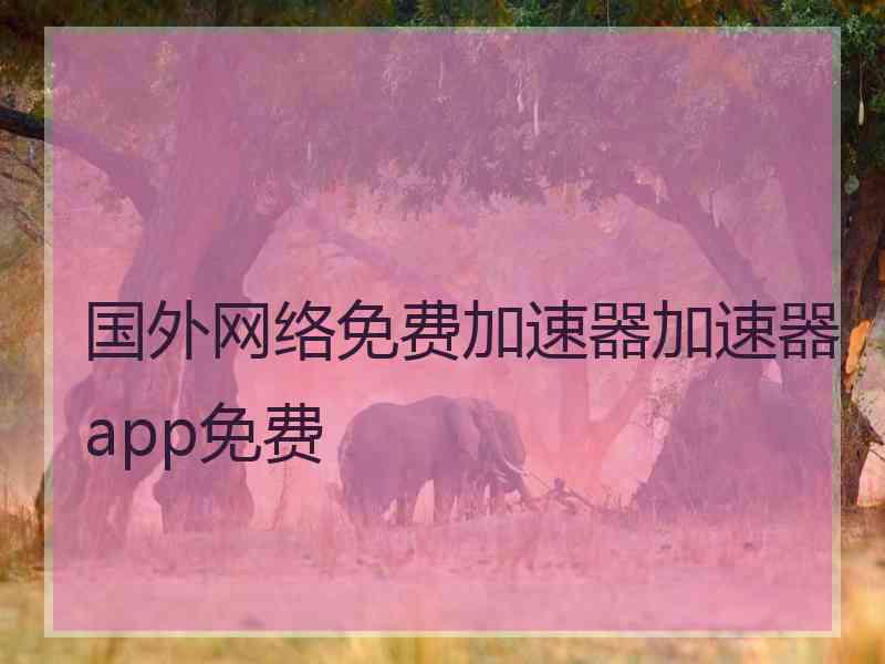 国外网络免费加速器加速器app免费