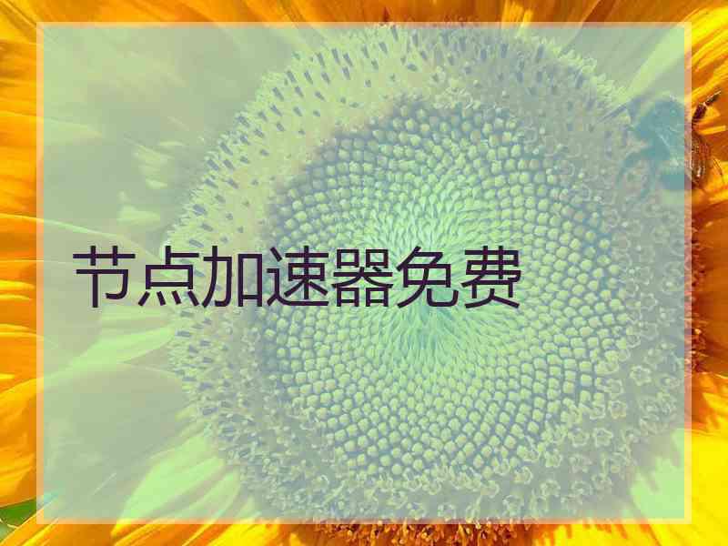 节点加速器免费