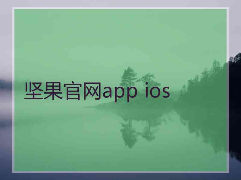 坚果官网app ios