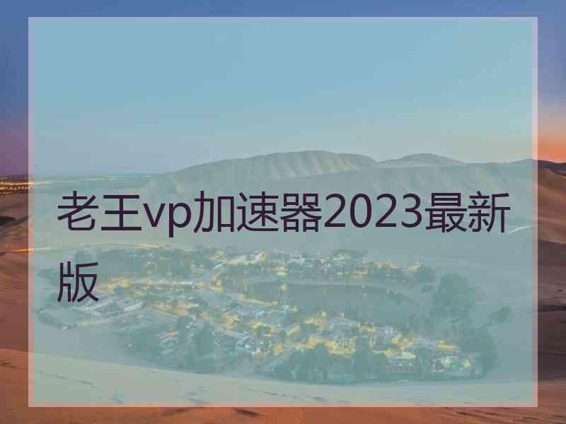 老王vp加速器2023最新版