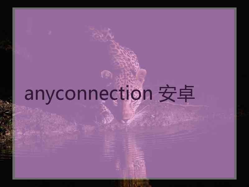 anyconnection 安卓