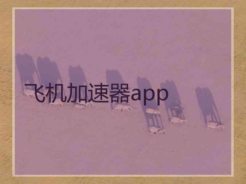 飞机加速器app