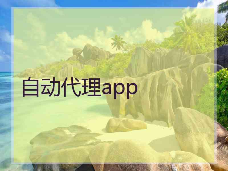 自动代理app