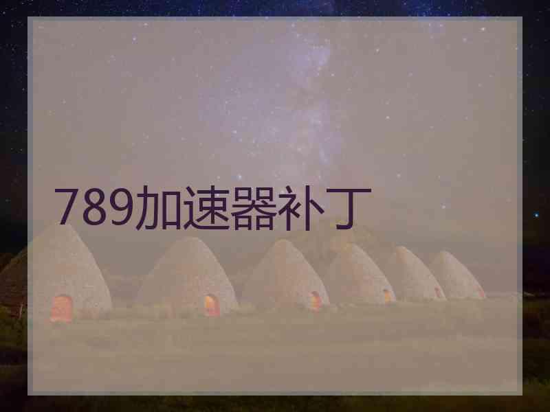 789加速器补丁