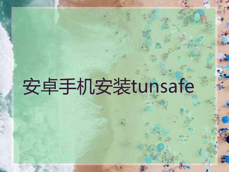 安卓手机安装tunsafe