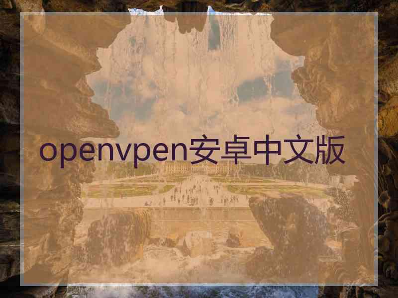 openvpen安卓中文版