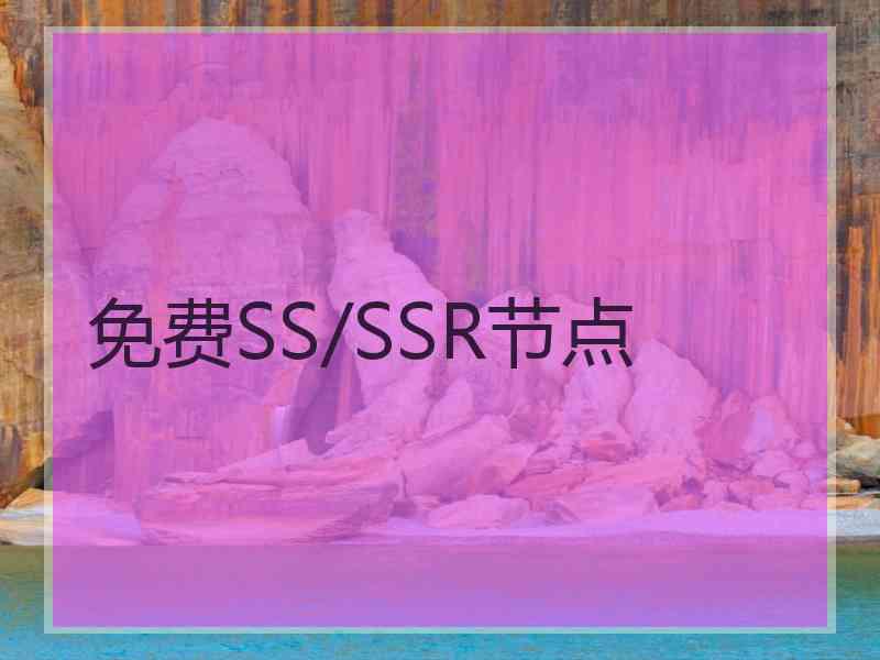 免费SS/SSR节点