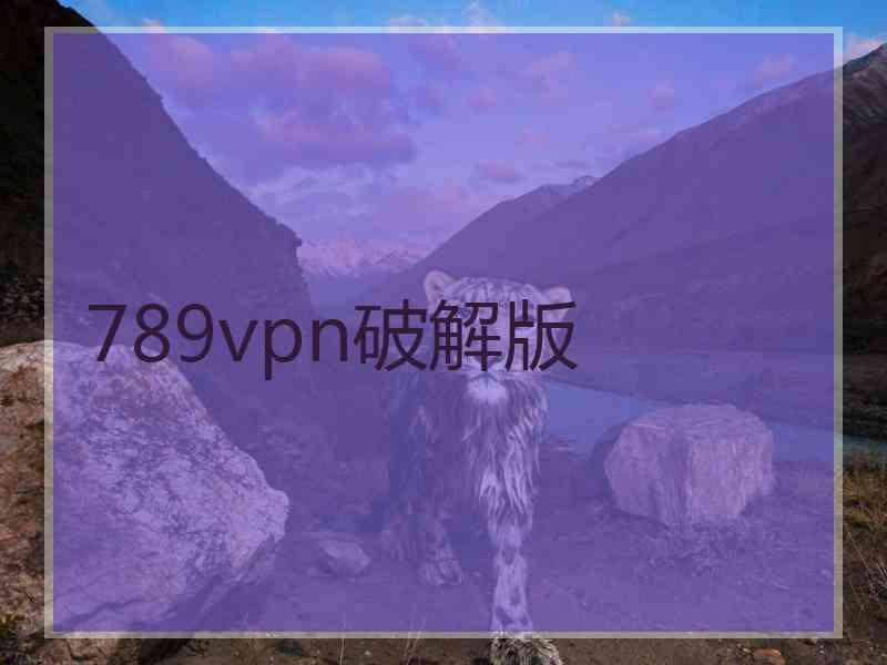 789vpn破解版