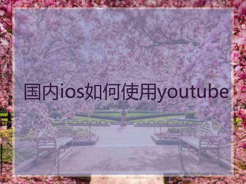 国内ios如何使用youtube