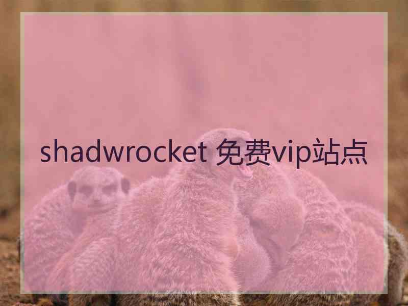 shadwrocket 免费vip站点