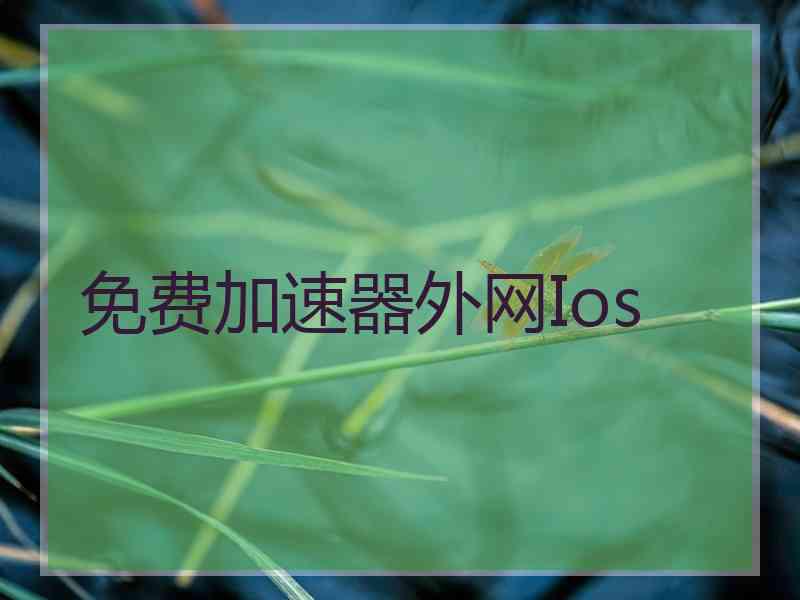 免费加速器外网Ios