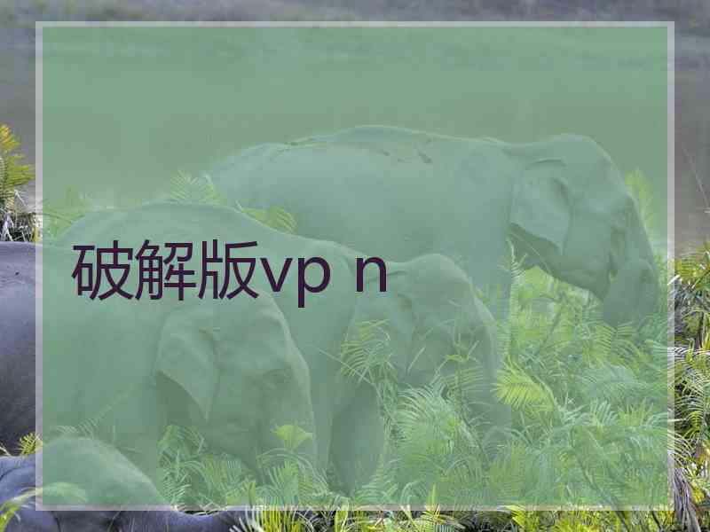 破解版vp n