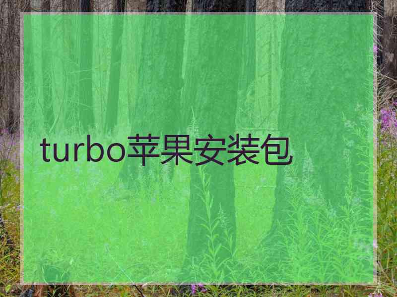 turbo苹果安装包