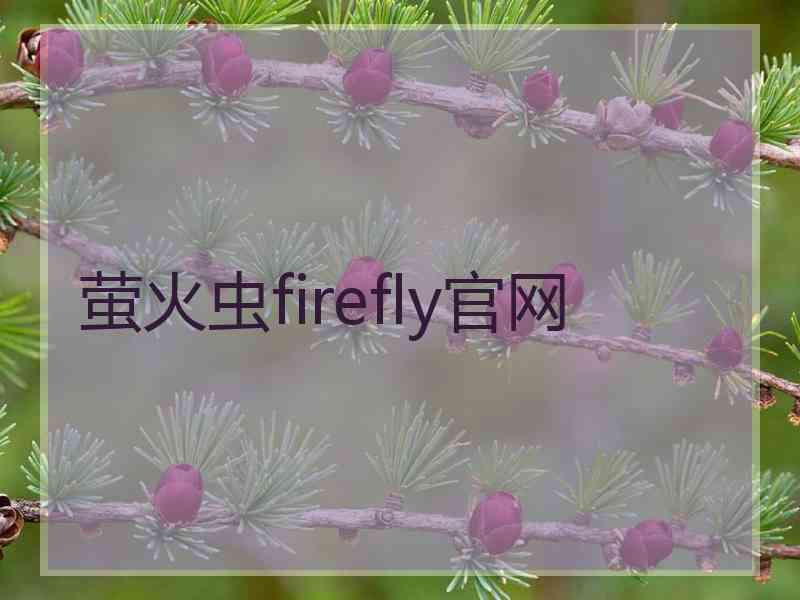 萤火虫firefly官网