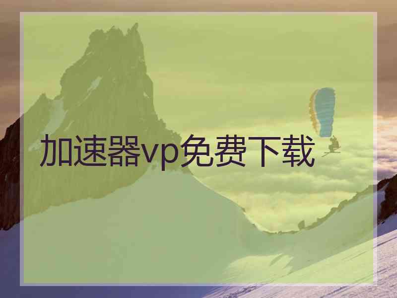 加速器vp免费下载