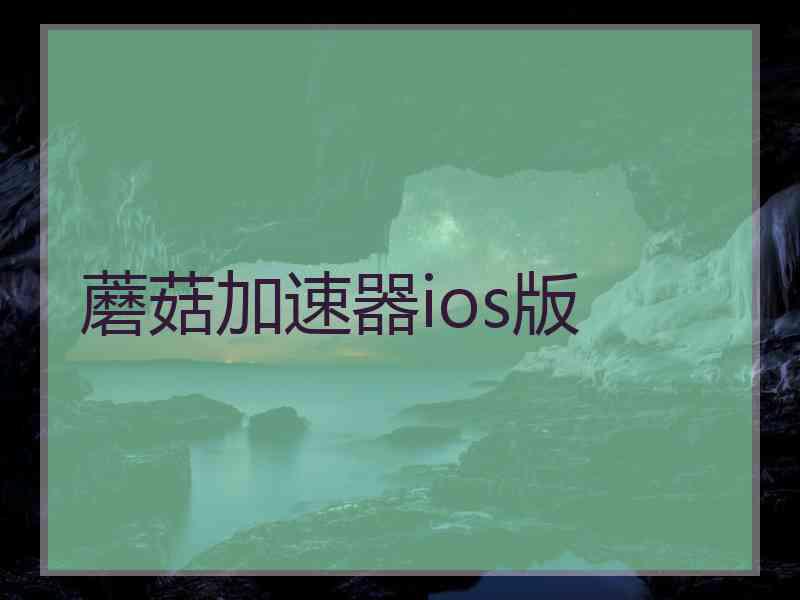 蘑菇加速器ios版