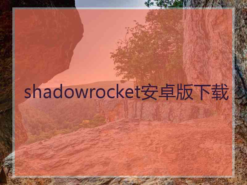 shadowrocket安卓版下载