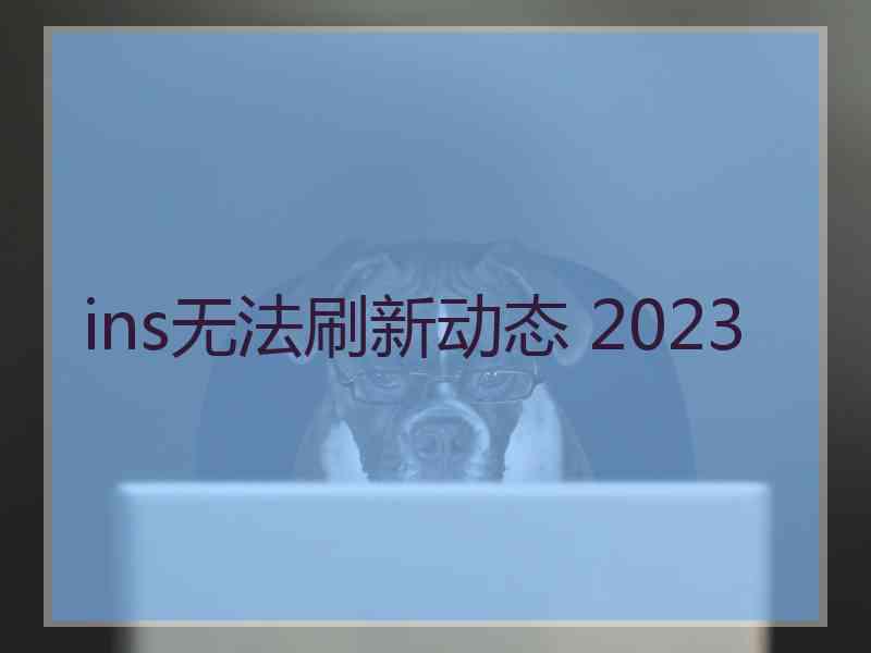 ins无法刷新动态 2023