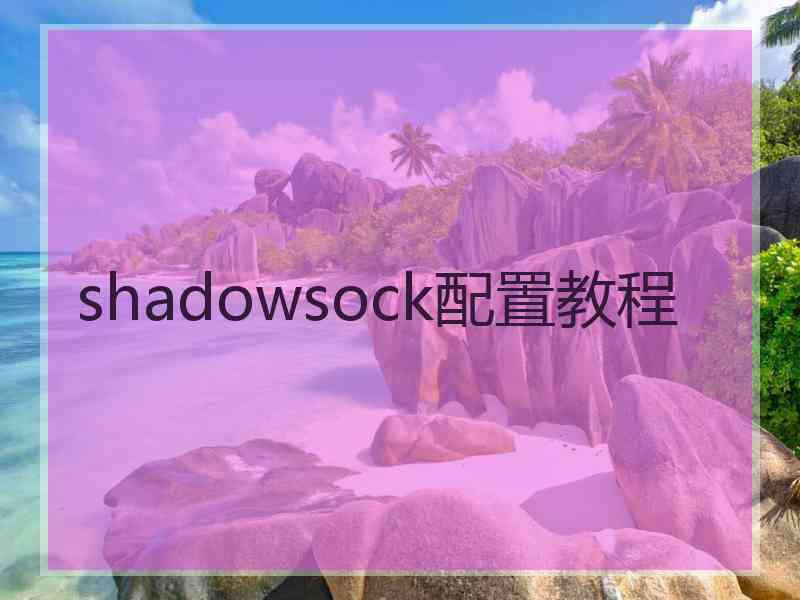 shadowsock配置教程