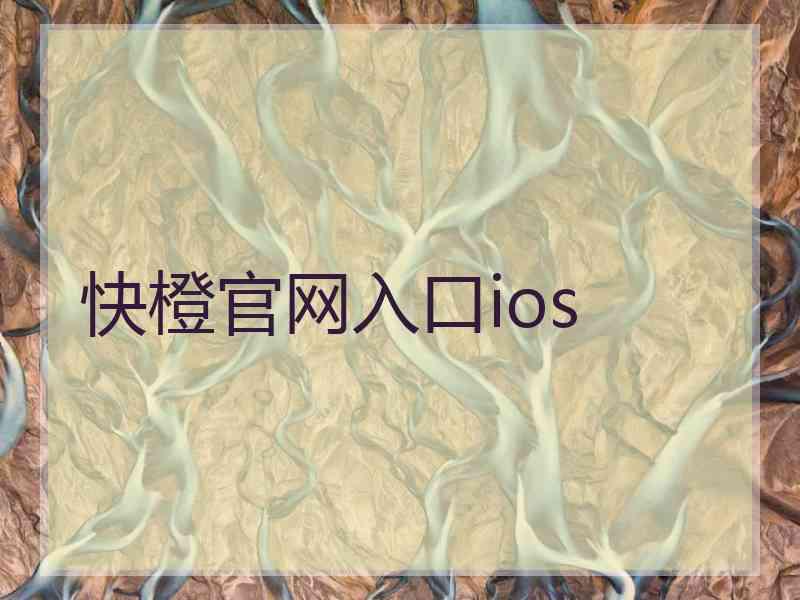 快橙官网入口ios