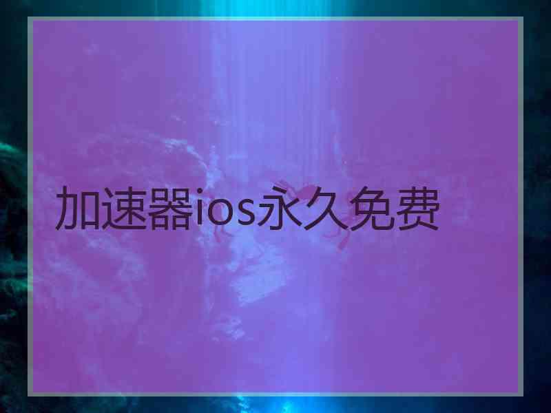 加速器ios永久免费