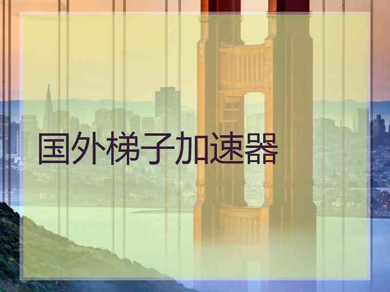 国外梯子加速器