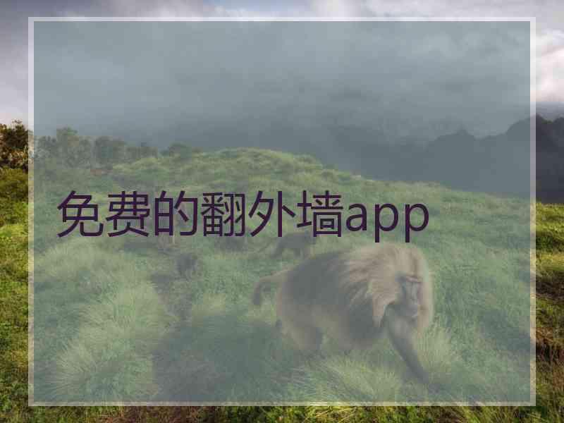 免费的翻外墙app